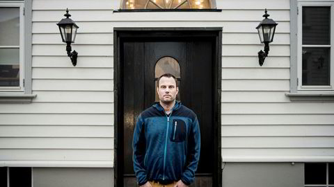 Ole-Andre Torjussen er eier av Bitcoins Norge as. Her er fotografert utenfor kontoret i Stavanger sentrum.