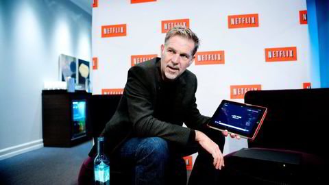 Netflixsjef Reed Hastings kan glede seg over at Netflix sine aksjer steg med 20 prosent i tredje kvartal. Foto: Thomas Haugersveen