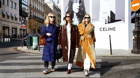 Annabel Rosendahl, Darja Barannik, og Tine Andrea Storløs er influensere, gode venninner, men også konkurrenter. Her er de på vei til pr-lunsj på kjendisrestauranten L'Avenue i Paris.