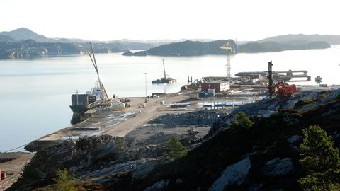 Brian Chang mener Bergen Group burde beholdt rigg­service-virksomheten på Hanøytangen utenfor Bergen. 
                  Foto: