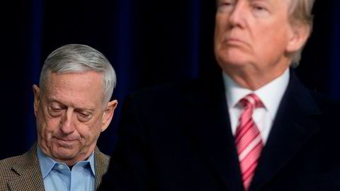 USAS forsvarsminister Jim Mattis går av ved utgangen av februar neste år.