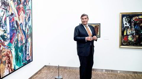 Stein Erik Hagen på Munchmuseet. Foto: Gunnar Blöndal