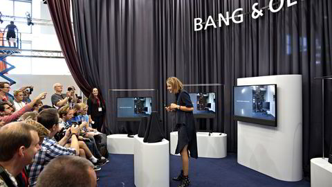Berlin, 31.08.16: Marie Kristine Schmidt i Bang & Olufsen viste nye produkter for pressen under IFA-messen. Foto: Marte Christensen