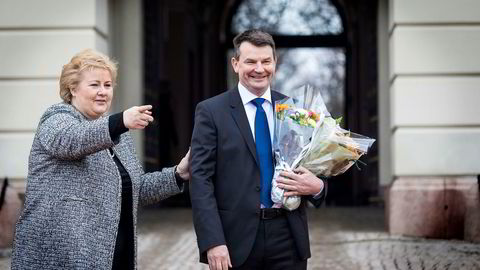 Statsminister Erna Solberg fikk en ny justisminister på laget onsdag - Tor Mikkel Wara (Frp).