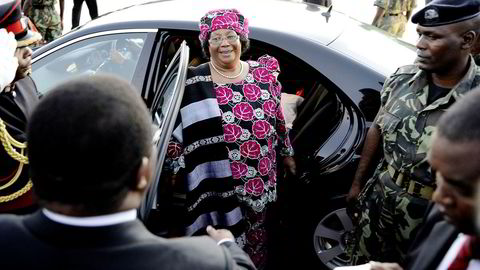 Joyce Banda, her fra sin egen innsettelse i 2012, er en av få kvinner som har hatt en presidentverv på det afrikanske kontinent. Nye anklager kan gjøre det vanskelig for henne å gjøre comeback.