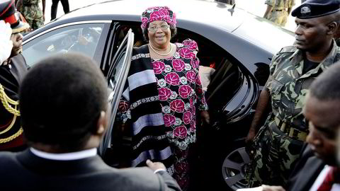 Joyce Banda, her fra sin egen innsettelse i 2012, er en av få kvinner som har hatt en presidentverv på det afrikanske kontinent. Nye anklager kan gjøre det vanskelig for henne å gjøre comeback.