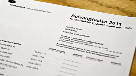 OPPGJØRETS TIME. Idag mottar rundt 3,7 millioner nordmenn skatteregningen for fjoråret. Illustrasjonsfoto