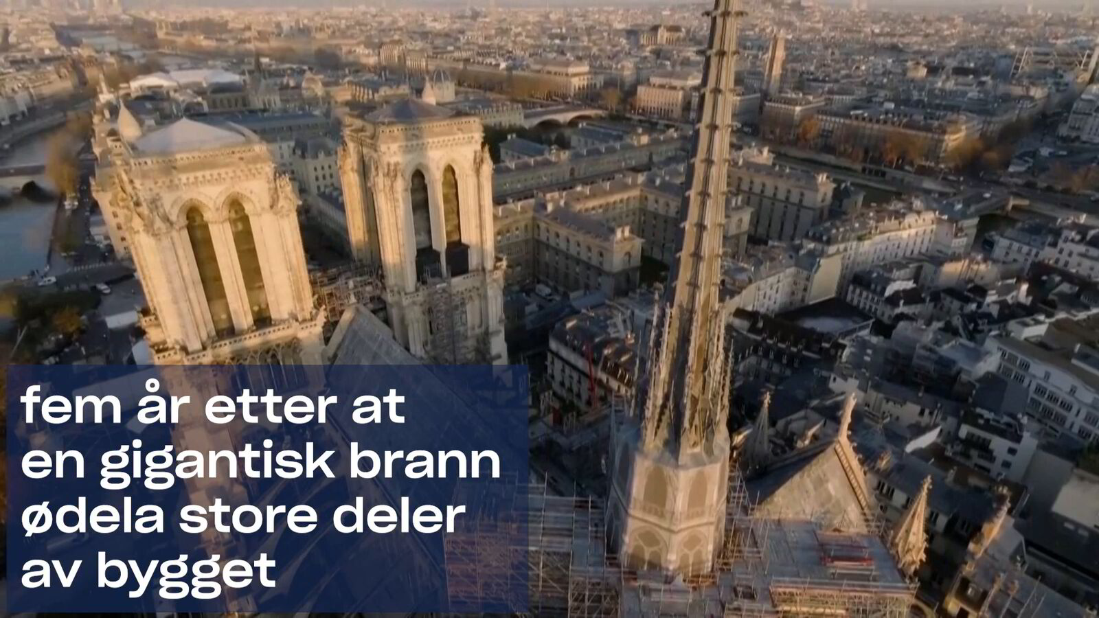 Slik ser rekonstruerte Notre-Dame ut etter den gigantiske brannen