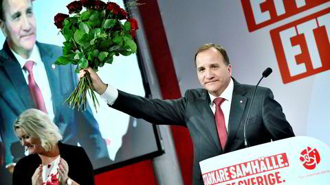 Sveriges statsminister og leder for Socialdemokraterna Stefan Lofven nekter å gå av som statsminister etter valget i Sverige.