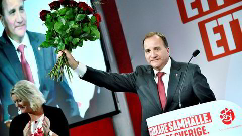 Sveriges statsminister og leder for Socialdemokraterna Stefan Lofven nekter å gå av som statsminister etter valget i Sverige.