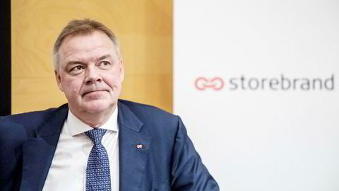 – Storebrand leverer tilfredsstillende underliggende resultater justert for avkastningsbaserte kostnader og omstillingskostnader, sier Storebrand-sjef Odd Arild Grefstad.