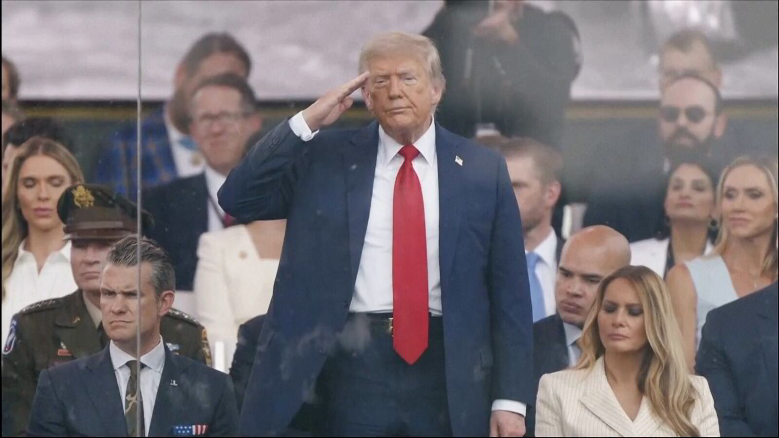 Her er paraden Trump har ønsket seg siden 2017