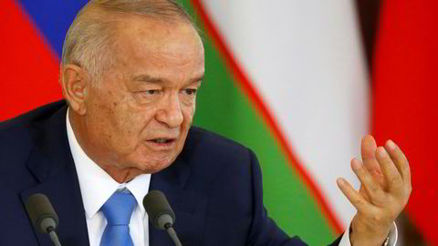 Usbekistans president Islam Karimov ble sist lørdag rammet av en hjerneblødning. Foto: Maxim Sjemetov / Reuters / NTB scanpix.