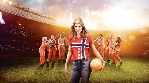 Pop-profilen Tone Damli er blant de norske ambassadørene for det utenlandske spillselskapet Betsson. Her fra en av deres reklamekampanjer. Illustrasjon: Betsson