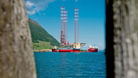 Illustrasjonsbilde. «Maersk Intrepid» ligger ved Westcon Yards i Ølensvåg