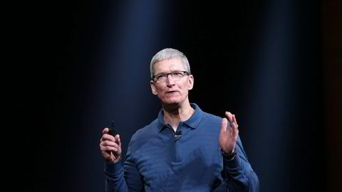 Apple-sjef Tim Cook har stoppet videre støtte for videospilleren Quicktime for Windows. 
                  Foto: Kimihiro Hoshino, AFP/NTB Scanpix