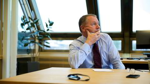Nicolai Tangen ble intervjuet av DN på sitt kontor i forrige uke.