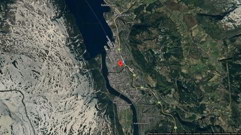 Området rundt Solbakkgata 29A, Vefsn, Nordland