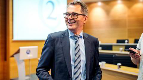 Konsernsjef Svein Richard Brandtzæg i Norsk Hydro