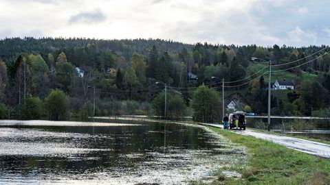 På Sørlandet har man flommen i begynnelsen av oktober friskt i minne – som her på Drangsholt i Kristiansand.