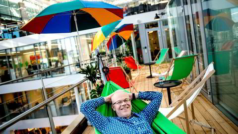 Jan Grønbech er Google-sjef i Norge. Her i selskapets moderne lokaler på Aker Brygge.