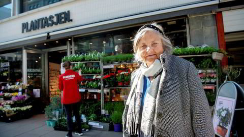 Elisabeth Calmeyer var onsdag på Plantasjen i Grensen i Oslo for å handle miniplanter.