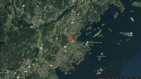 Området rundt Birketveit 116, Grimstad, Agder