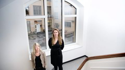Studiedirektør Kristin Arnesen (til høyre) og ny rektor Tine Widerøe ved Westerdals Oslo ACT lover full opprydding på skolen. Foto: Elin Høyland