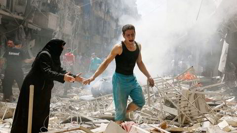 Norsk Syria-bistand får kritikk for manglende strategier og risikable valg av partnere basert på tillit, ikke formelle kriterier. Bildet er fra den syriske byen Aleppo der det den siste tiden har vært harde kamper. Foto: Ameer Alhalbi/AFP/NTB Scanpix