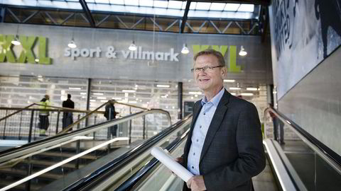 Konsernsjef Fredrik Steenbuch i XXL sliter med veksten i Norge. Foto: Per Thrana