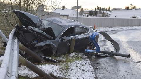 KRASJET: Petter Northug har innrømmet at han kjørte bil i påvirket tilstand og krasjet på Byåsen i Trondheim. Foto: Henrik Sundgård / NTB scanpix