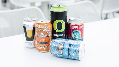 Norske bryggerier lanserer nå stadig oftere sine øl på boks. Foto: Øystein Klock