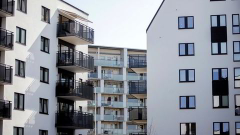 Nye boliger på Løren i Oslo.