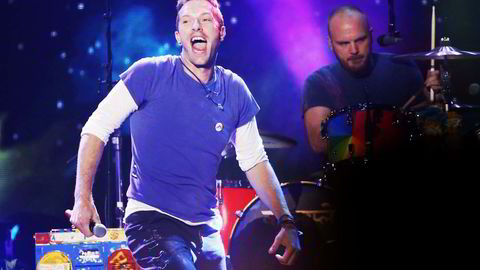 Jevn kvalitet. Coldplay og Chris Martin viser et spekter av farger på sin vellykkede plate laget i samarbeid med norske Stargate. Foto: Mario Anzuoni / Reuters