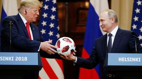 Reaksjonene på toppmøtet i Helsingfors er nærmest samstemte om at Donald Trump (til venstre) ble fintet ut og rundspilt av Vladimir Putin.