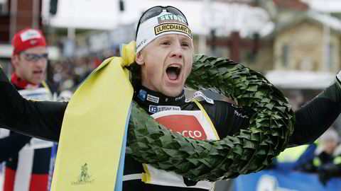 Oskar Svärd vant vasaloppet for tredje gang i 2007. Foto: Ulf Palm/