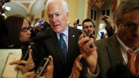 John Cornyn, som er republikansk senator for Texas, hevder republikanerne har nok stemmer til å få vedtatt skattereformen.