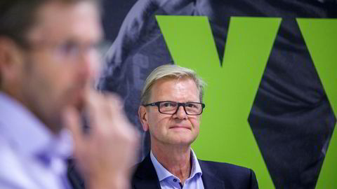 XXL-sjef Fredrik Steenbuch (t.h.) får nå avløsning av Ulf Bjerknes (i forgrunnen).