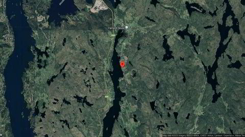 Området rundt Førlandsvegen 343, Tysvær, Rogaland