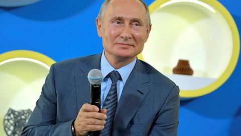 Russlands president Vladimir Putin deltok lørdag på et arrangement i Sotsji i forbindelse med startet på skoleåret.