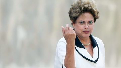 RIO DE JANEIRO, BRAZIL - MARCH 01: Brazilian President Dilma Rousseff prepares to inaugurate the new Rio 450 tunnel on the 450th anniversary of the founding of Rio de Janeiro on March 1, 2015 in Rio de Janeiro, Brazil. Rio marks its 450th anniversary today and is celebrating the event with a yearlong series of events including concerts, exhibitions, historical tours, soccer matches, fireworks displays and other activities. The ''Marvelous City'' was founded in 1565 by the Portuguese and was the seat of power of the Portuguese Empire in the 19th century before serving as the capital of the Brazilian Republic until 1960. The city is Brazil's most popular tourist destination and will host the Rio 2016 Olympic Games, the first to be held in South America, next year.  (Photo by Mario Tama/Getty Images)