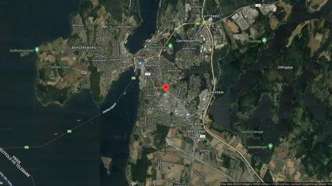 Området rundt Rabekkgata 3D, Moss, Viken