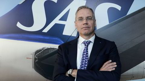SAS-sjef Rickard Gustafson er bekymret for at selskapet har mistet tillit blant kundene etter pilotstreiken i Sverige. Foto: Bertil Enevåg Ericson/TT/