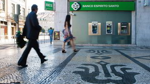 EIERTRØBBEL. Det uvanlige ved krisen i portugisiske Banco Espirito Santo var at det var problemer hos bankens hovedeier som forårsaket krisen. Foto: Mario Proenca,