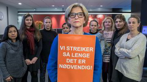 Leder Eli Gunhild By og resten av Norsk Sykepleierforbunds forhandlinger med NHO har foreløpig ikke ført frem.