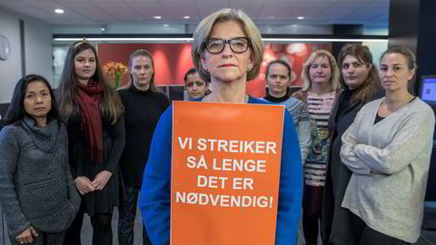 Leder Eli Gunhild By og resten av Norsk Sykepleierforbunds forhandlinger med NHO har foreløpig ikke ført frem.