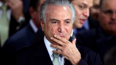 Brasils fungerende president Michel Temer (75) maner til samhold. Foto: Ueslei Marcelino/Reuters/NTB Scanpix