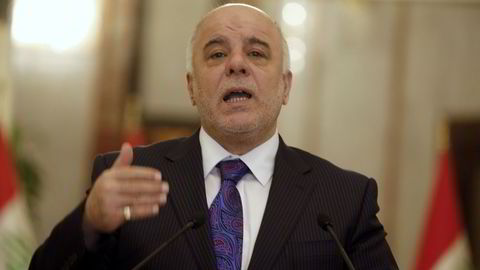 UTFORDRING. Statsminister Haider al-Abadis leder nye samlingsregjering Foto: AFP PHOTO / SABAH ARAR