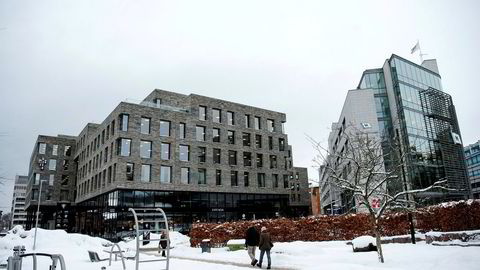 Lav ledighet trekker kontorleieprisene opp på Skøyen i Oslo. Dette er området med hovedstadens høyeste leieprisvekst siste halvår, ifølge DNs næringseiendomspanel. Her er Monier-bygget i Verkstedveien 1.