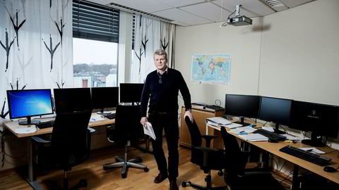 I dette rommet hos Økokrim behandles noen av hvitvaskingstipsene som strømmer inn fra banker og eiendomsmeglere. Enheten for finansiell etterretning, som ledes av Sven Arild Damslora, analyserer meldingene.